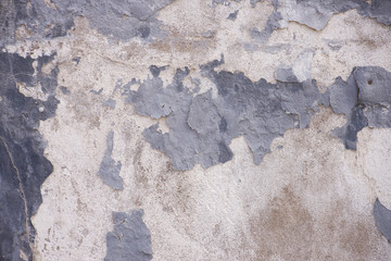 fragment of old stone wall