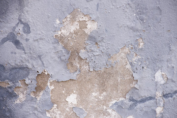 fragment of old stone wall