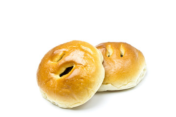 Sweet cinnamon raisin buns