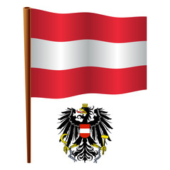 austria wavy flag