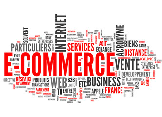 E-Commerce (tag cloud français)