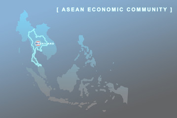 Thailandi country that will be member of AEC map