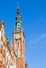 Tower of Gdansk city hall