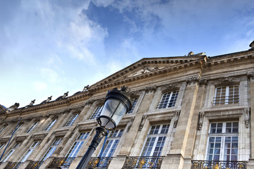 Fototapeta na wymiar Bordeaux, monument, patrimoine, Place de la Bourse