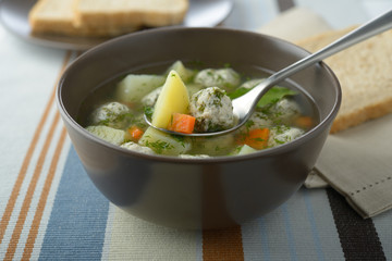 Meatball soup