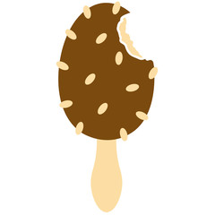 Bitten Ice Cream