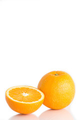 Orange isolated on white