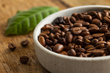 frische Kaffeebohnen