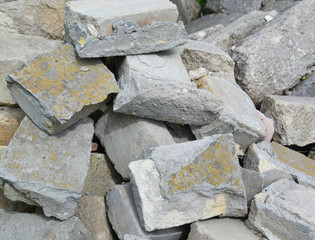 Part of a stone pile