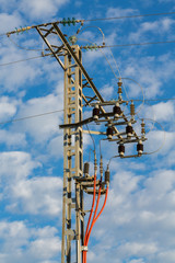 high tension tower