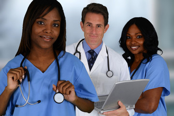 Fototapeta premium Doctor and Nurses