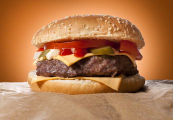 Big hamburger