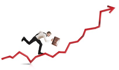 Businessman rises statistics