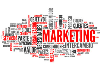 Marketing (tag cloud español)
