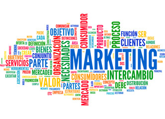 Marketing (tag cloud español)