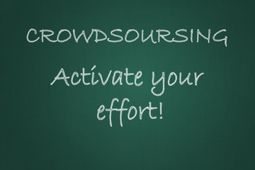 Obraz premium Crowdsourcing