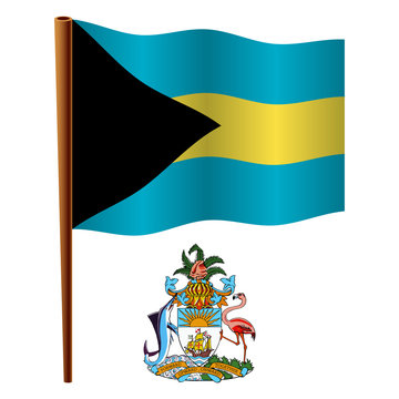 bahamas wavy flag