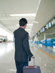 Business man at airport