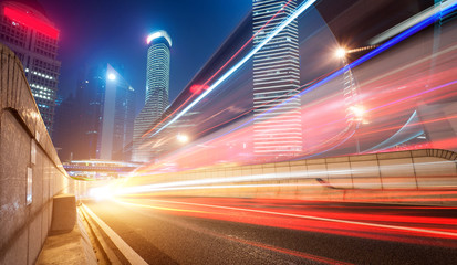 Fototapeta premium the light trails