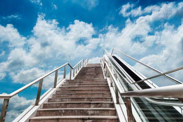 Stair way leading to the sky