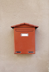 Old mailbox post