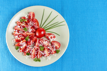 salad from tomatoes