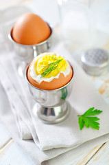 boiled eggs