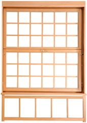 Wood Double Hung Windows. Double-hung window parts.