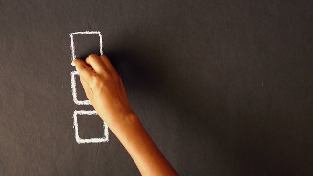 World Wide Web Chalk drawing