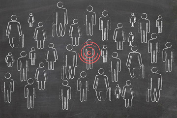 Targeted Customer in Bulls-Eye