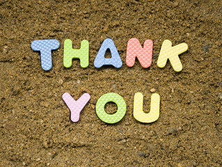 thank you sign
