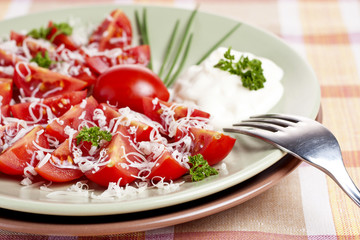 salad from tomatoes