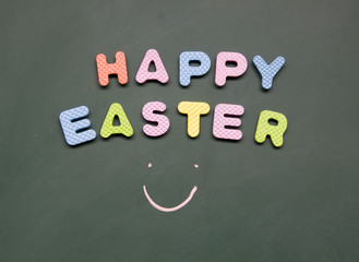 happy easter sign