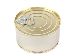 Bank of canned food.