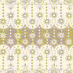 Vivid repeating floral