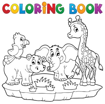 Coloring book African fauna 2