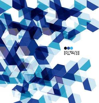 Modern geometrical abstract background