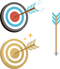 的に命中する矢