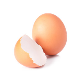 Egg and shell of an egg