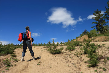 Naklejka premium Way to top