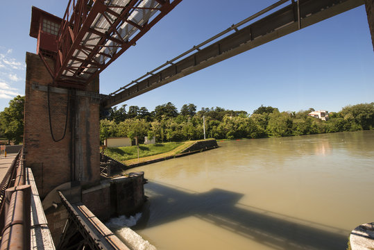 Old Dam in Chievo Verona Italy (1923)