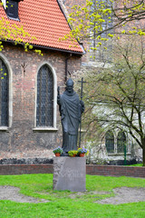 Gdansk, Poland. Monument to Sacred Wojciech