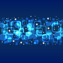 blue star background