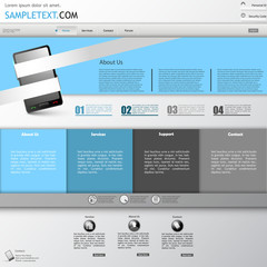 website template for smart phone and mobile phone company