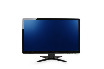 LCD Monitor, blue