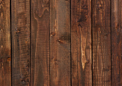 Fototapeta close up of wall made of wooden planks