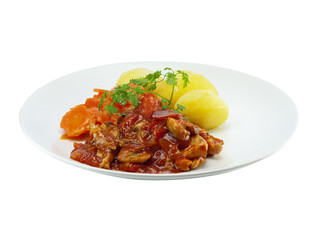 hähnchen afritada