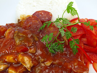 hähnchen afritada
