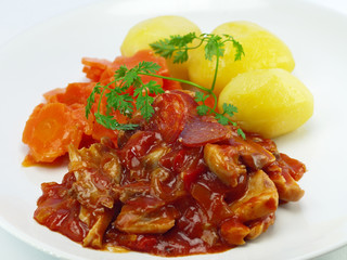hähnchen afritada