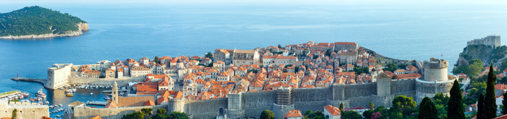 Obraz premium Dubrovnik Old Town panorama (Croatia)